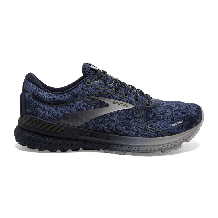 Brooks Men's Adrenaline GTS 21 Road Running Shoes - Oceana/Navy/Alloy (LQIY81602)